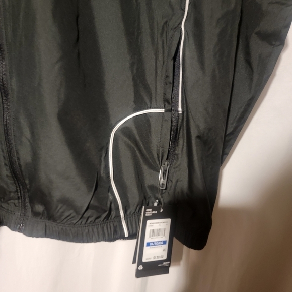 Under Armour Project Rock Brahma Jacket Black White Mens Size XL - Picture 2 of 6